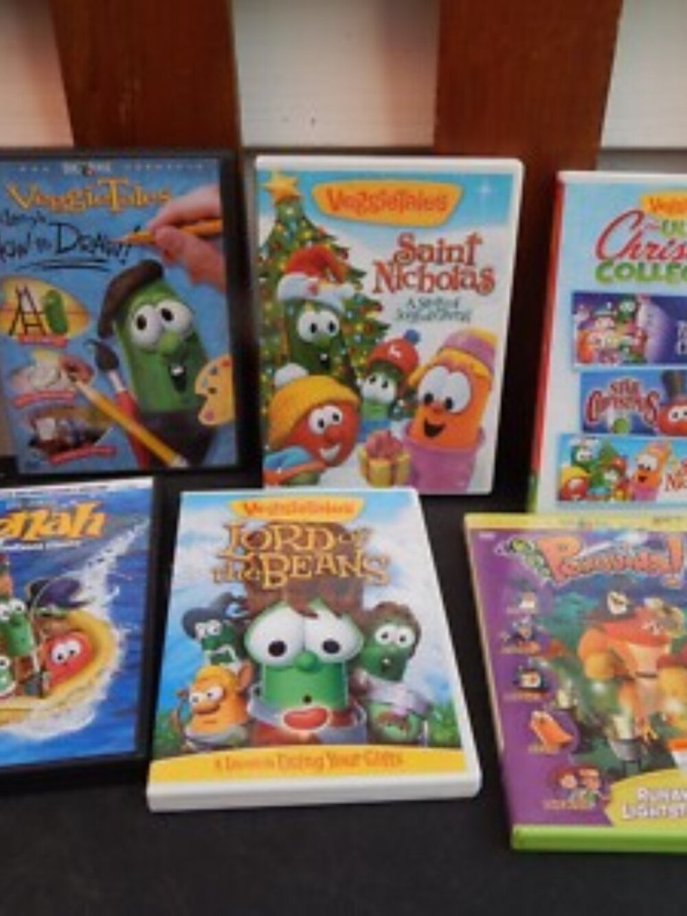 VEGGIE TALES & BIG IDEA Kids Childrens Lot of 6 DVD Great Titles